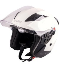 Мотоциклетный шлем W-TEC Putta - Жемчужно-белый