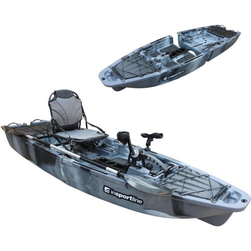 Складной каяк с педальным приводом inSPORTline Rhoner Urban Camo