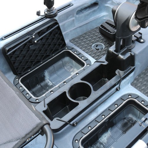 Sulankstoma baidarė su pedalais inSPORTline Rhoner Urban Camo
