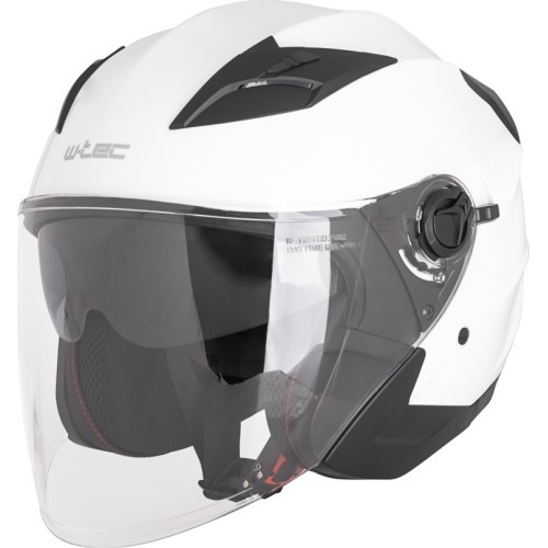 Open-Face Helmet W-TEC Barcela - White Glossy