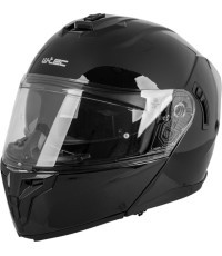 Atverčiamas motociklo šalmas W-TEC Benidor - Juoda