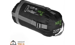 Itin lengvas miegmaišis NILS Camp NC1705, juodai žalias