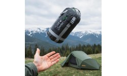 Ультралёгкий спальный мешок NILS Camp NC1705, чёрно-зелёный