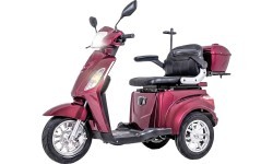 Three-Wheel Electric Scooter inSPORTline Zorica Lion -  Burgundy 
