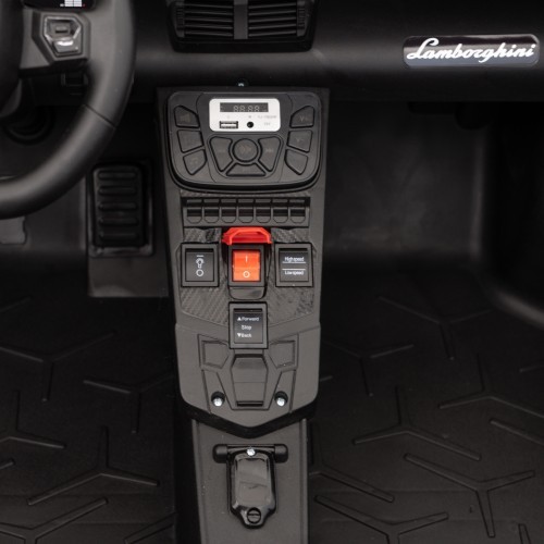 Elektromobilis Lamborghini Aventador SV STRONG, raudonas