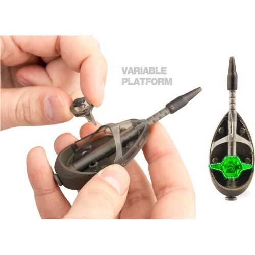 Šėryklių rinkinys ZFISH Method Feeder Feeda X 50,60 g + forma