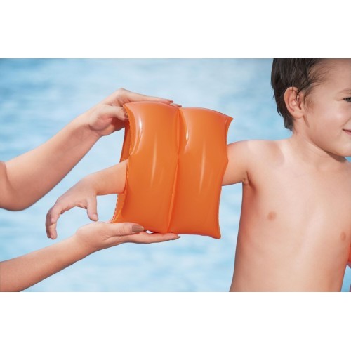 Oranžiniai BESTWAY plaukimo rankogaliai vaikams 25x20 cm