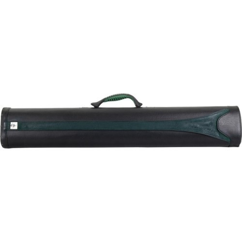 Kietas dėklas biliardo lazdai Expert EX-3, juodai žalias, 2/4, 85 cm