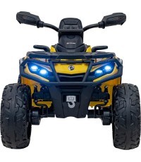 Keturratis Can Am Outlander ATV, geltonas