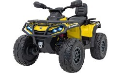 Keturratis Can Am Outlander ATV, geltonas