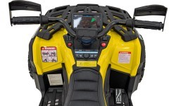 Keturratis Can Am Outlander ATV, geltonas