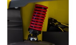 Keturratis Can Am Outlander ATV, geltonas