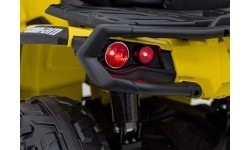 Keturratis Can Am Outlander ATV, geltonas