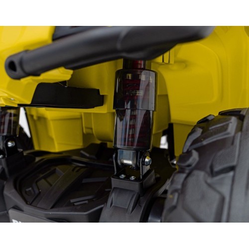 Keturratis Can Am Outlander ATV, geltonas