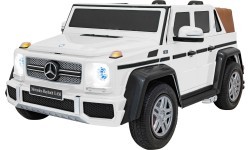 Elektromobilis Mercedes Benz Maybach G650 Strong, baltas