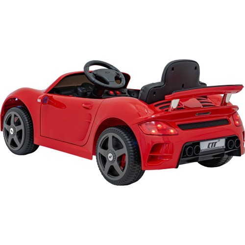 Elektromobilis RUF CTR3, raudonas