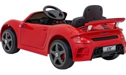 Elektromobilis RUF CTR3, raudonas