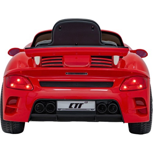 Elektromobilis RUF CTR3, raudonas
