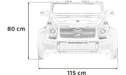 Электромобиль Mercedes-Benz Maybach G650 STRONG чёрный