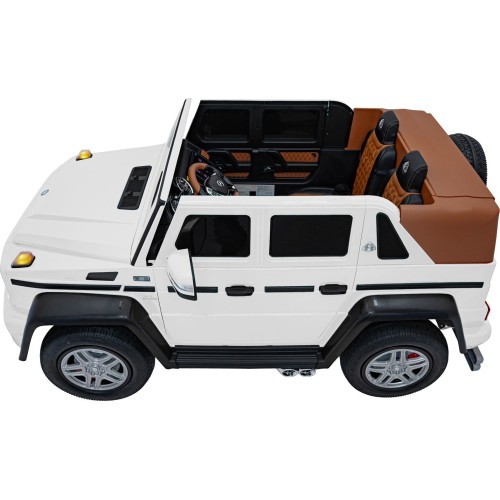Elektromobilis Mercedes Benz Maybach G650 Strong, baltas