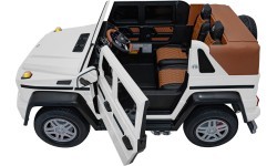 Электромобиль Mercedes Benz Maybach G650 Strong, белый
