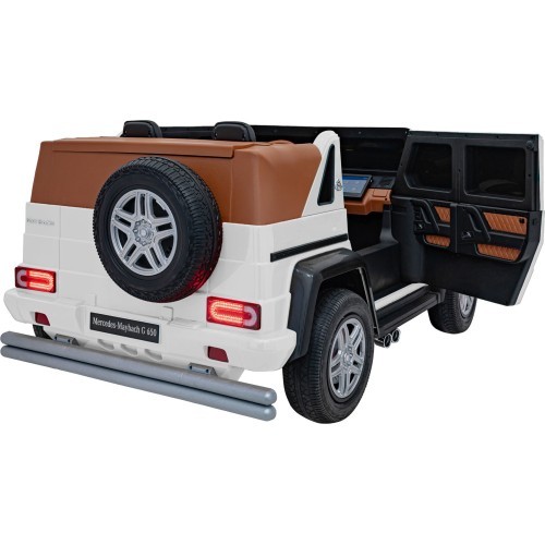 Elektromobilis Mercedes Benz Maybach G650 Strong, baltas