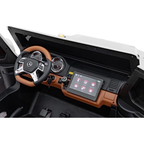 Elektromobilis Mercedes Benz Maybach G650 Strong, baltas