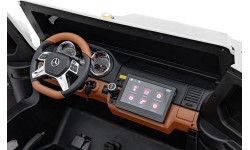 Elektromobilis Mercedes Benz Maybach G650 Strong, baltas