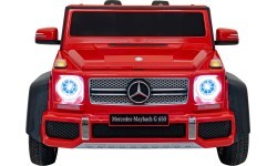 Elektromobilis Mercedes Benz Maybach G650 Strong, raudonas