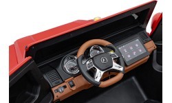 Elektromobilis Mercedes Benz Maybach G650 Strong, raudonas