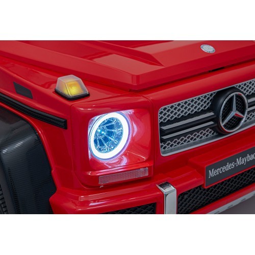 Elektromobilis Mercedes Benz Maybach G650 Strong, raudonas