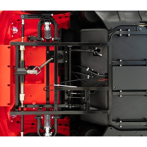 Elektromobilis Mercedes Benz Maybach G650 Strong, raudonas