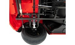 Elektromobilis Mercedes Benz Maybach G650 Strong, raudonas