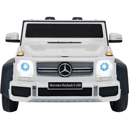 Elektromobilis vaikams Mercedes-Benz Maybach G650, baltas