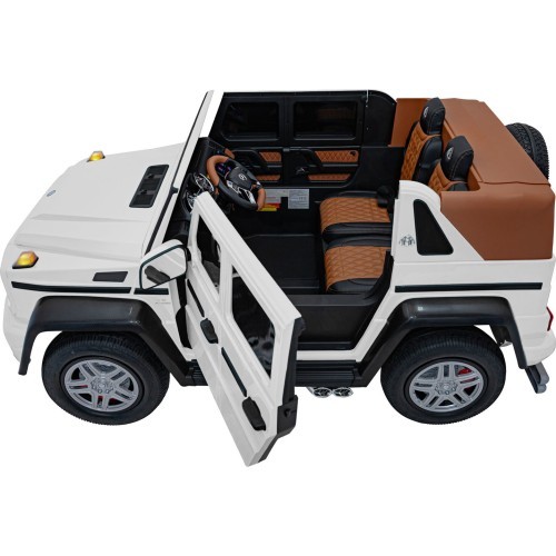 Elektromobilis vaikams Mercedes-Benz Maybach G650, baltas