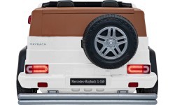 Elektromobilis vaikams Mercedes-Benz Maybach G650, baltas