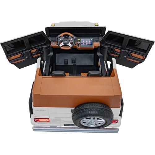 Elektromobilis vaikams Mercedes-Benz Maybach G650, baltas