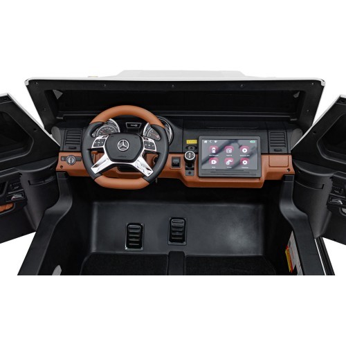 Elektromobilis vaikams Mercedes-Benz Maybach G650, baltas