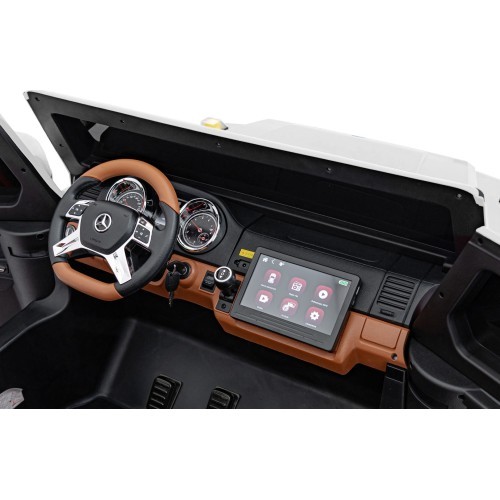 Elektromobilis vaikams Mercedes-Benz Maybach G650, baltas