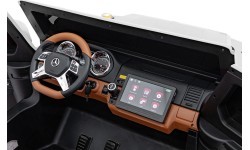 Elektromobilis vaikams Mercedes-Benz Maybach G650, baltas