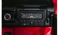RAM 3500 raudonas elektromobilis