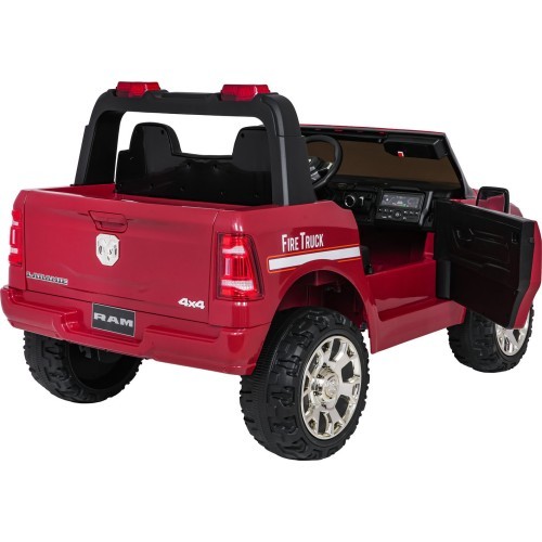 RAM 3500 ugniagesių automobilis, raudonas