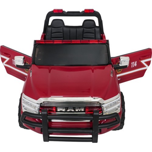 RAM 3500 ugniagesių automobilis, raudonas