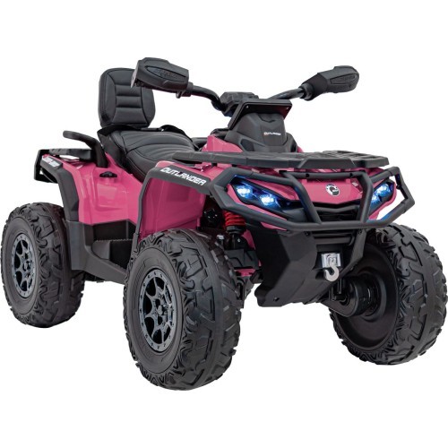 Keturratis Can Am Outlander ATV, rožinis