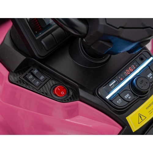 Keturratis Can Am Outlander ATV, rožinis