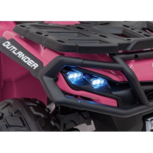 Keturratis Can Am Outlander ATV, rožinis