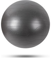 Gimnastikos kamuolys inSPORTline Stretch Ball 55 cm - Juoda