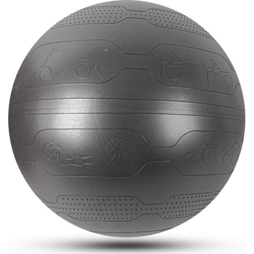 Mankštos kamuolys inSPORTline Stretch Ball 75 cm - Juoda