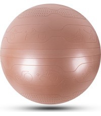 Exercise Ball inSPORTline Stretch Ball 75 cm - Mocha mousse