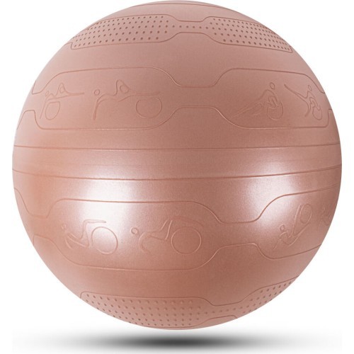 Exercise Ball inSPORTline Stretch Ball 75 cm - Mocha mousse